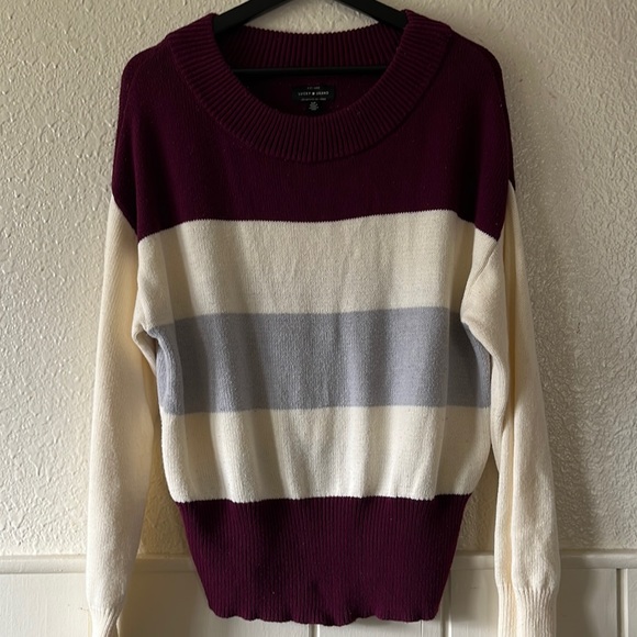 Lucky Brand Striped Sweater - Picture 1 of 5